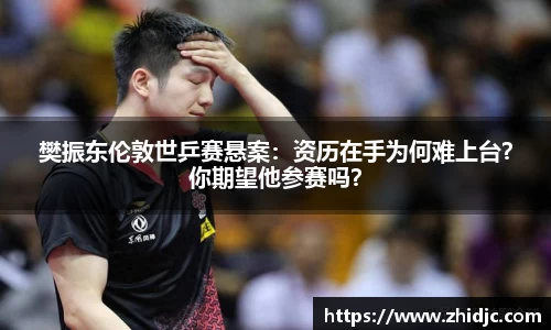 樊振东伦敦世乒赛悬案：资历在手为何难上台？你期望他参赛吗？